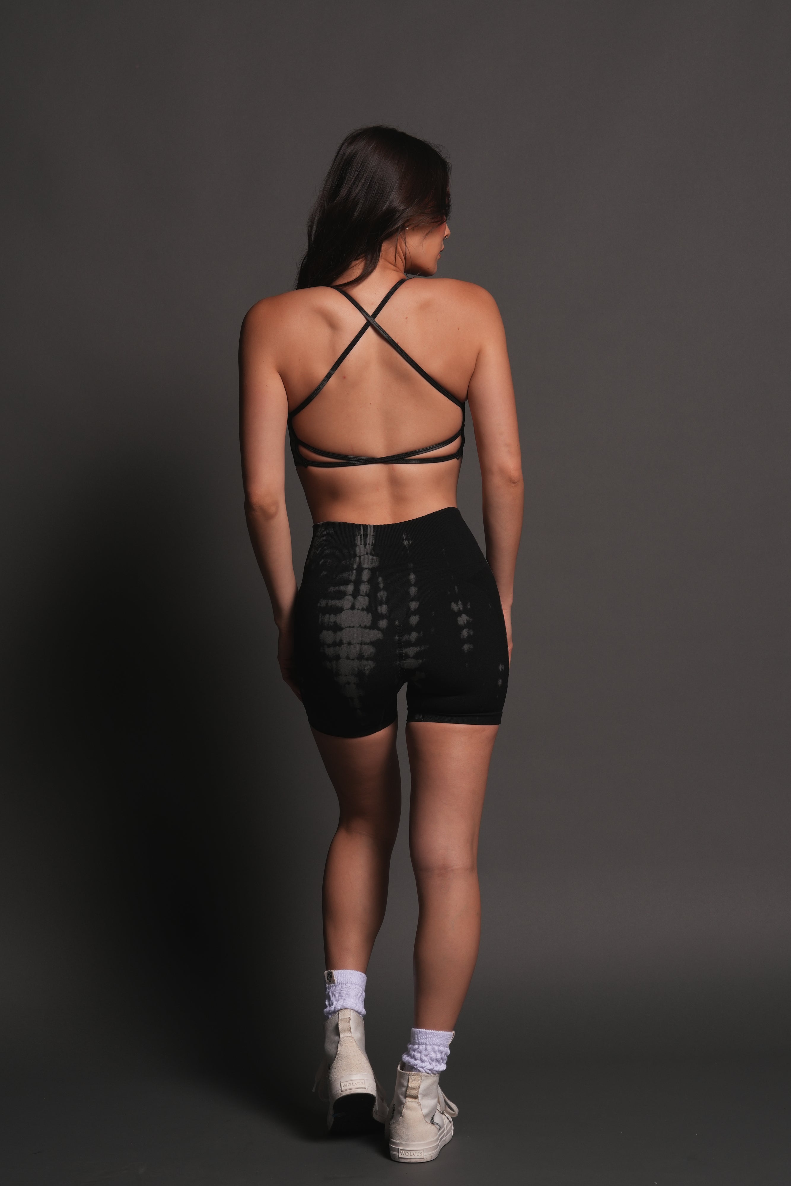 Chopper Alina Everson Seamless Bra in Black Tonal Serpent