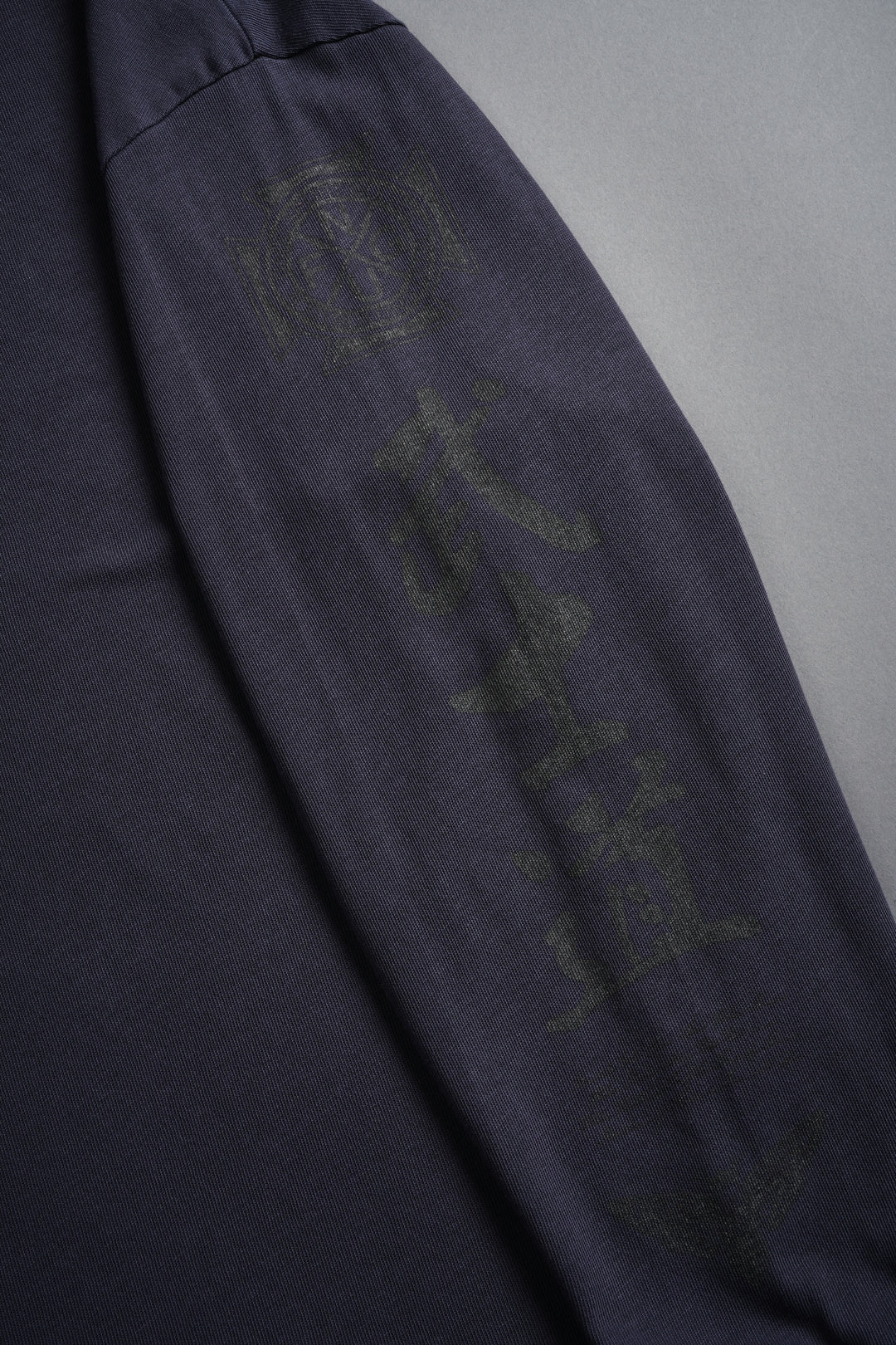 Ukiyo-e Premium "Box Cut" L/S Tee in Midnight Blue