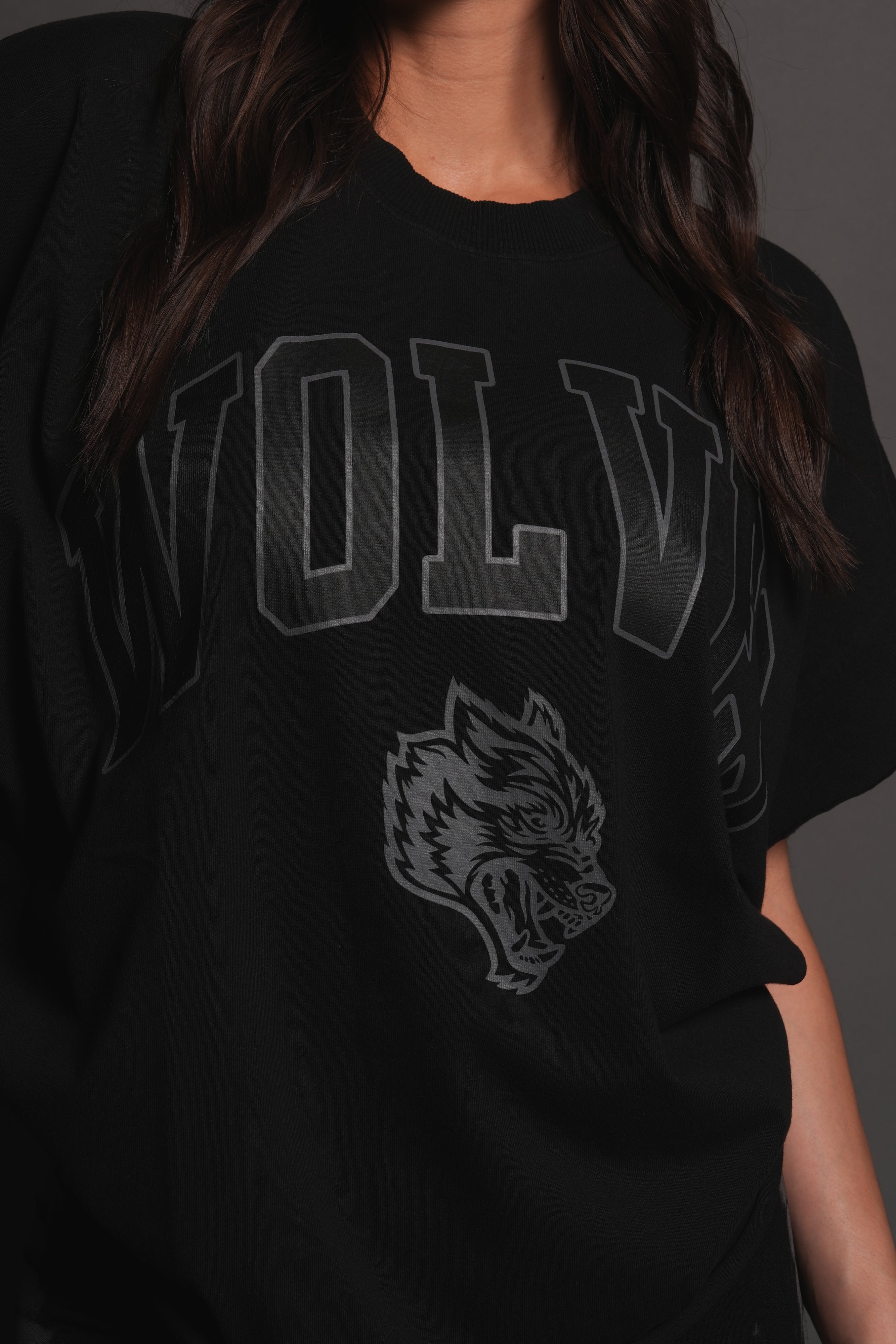 Loyalty Frvr Grunge Cut-Off Tee in Black
