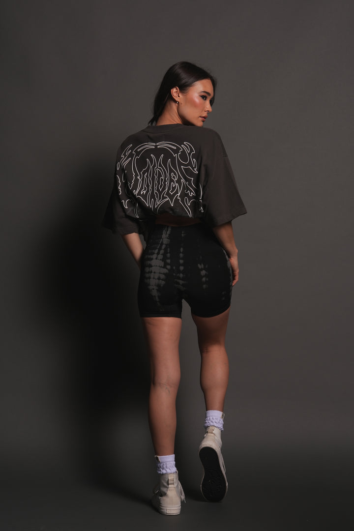 Our Journey Premium Oversized Tee in Wolf Gray