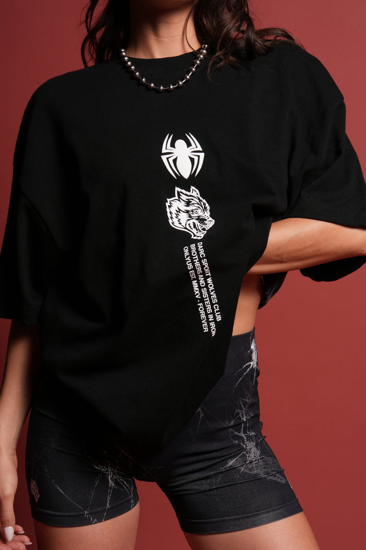 Dark Symbiote Premium Oversized Tee in Black