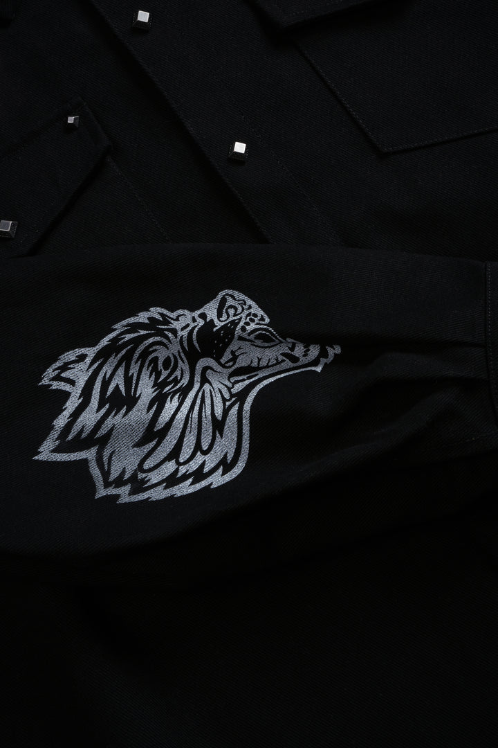 NFGU Kulture Winslow Shirt Jacket in Black