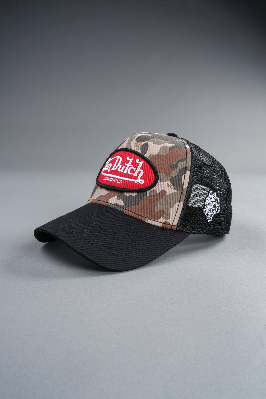 DSVD Collab Trucker Hat in Black Camo/Olive