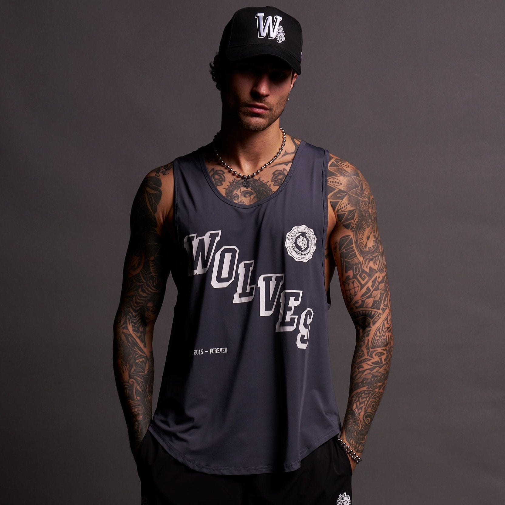 Stairs "Dry Wolf" (Drop) Tank in Wolf Gray