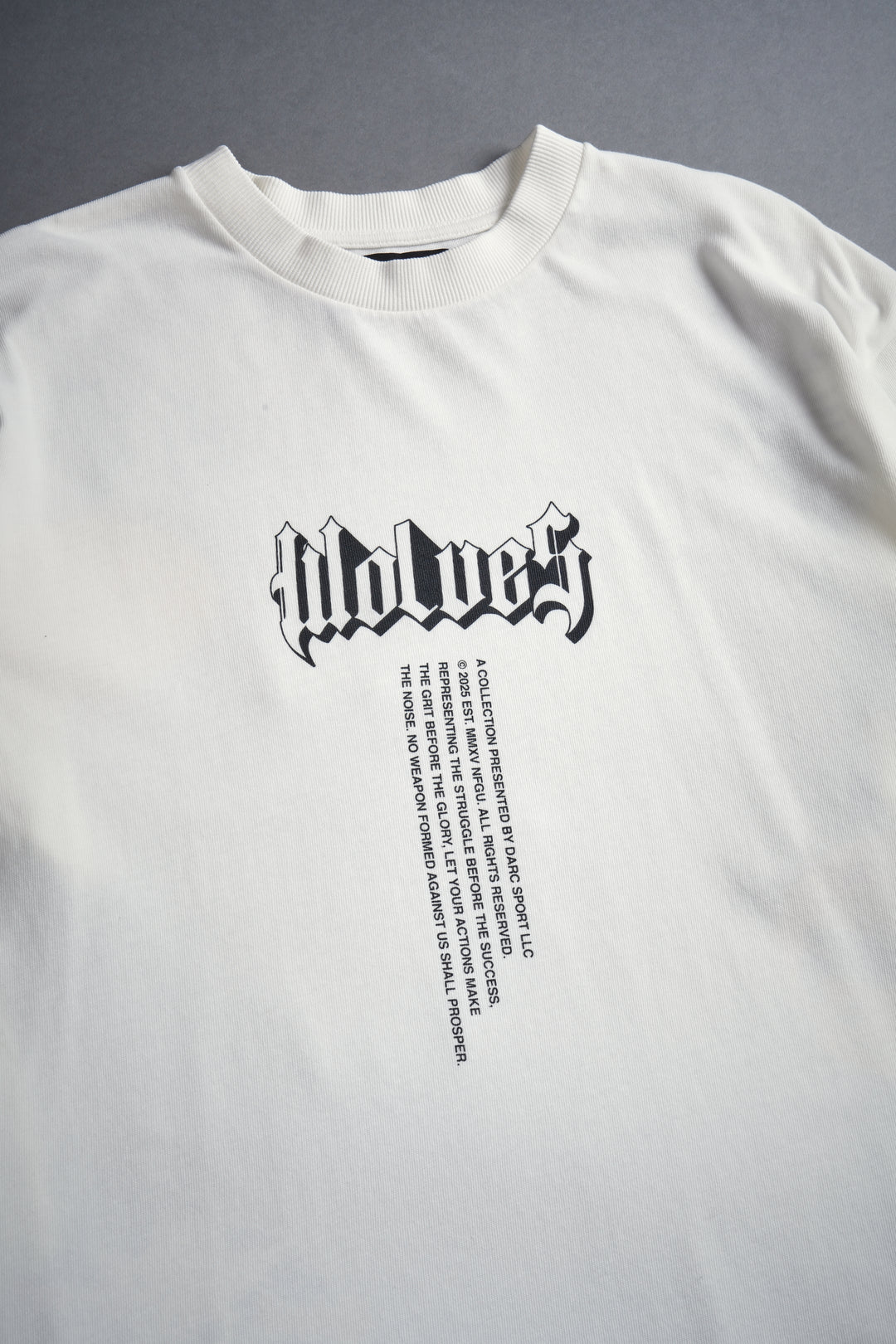 Our Badges "Premium Classic" Tee in Cream