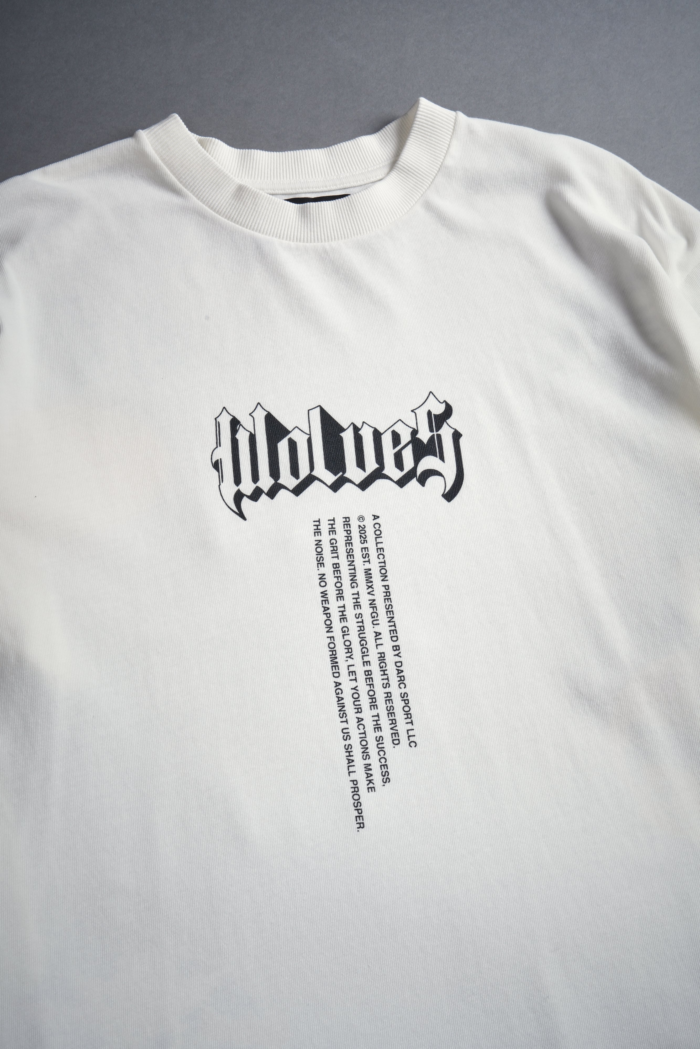 Our Badges "Premium Classic" Tee in Cream