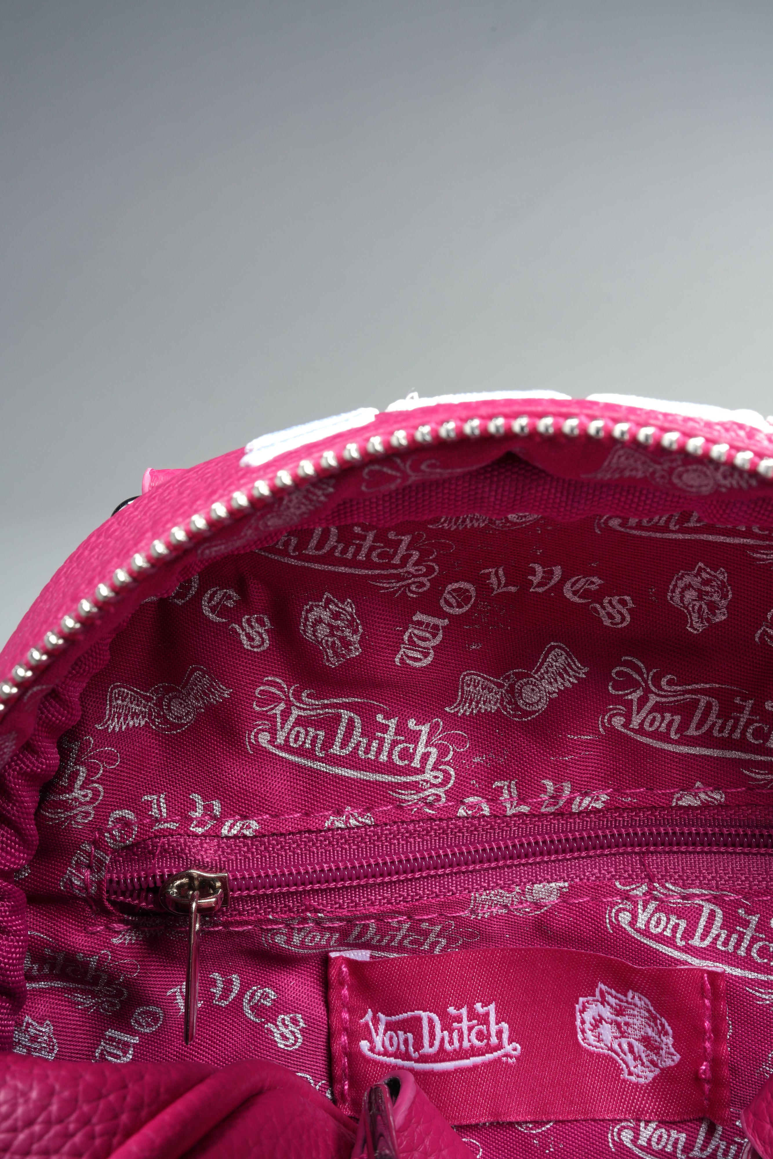 DSVD Collab VD Leather Mini Bowler in Mauve/Pink – DarcSport