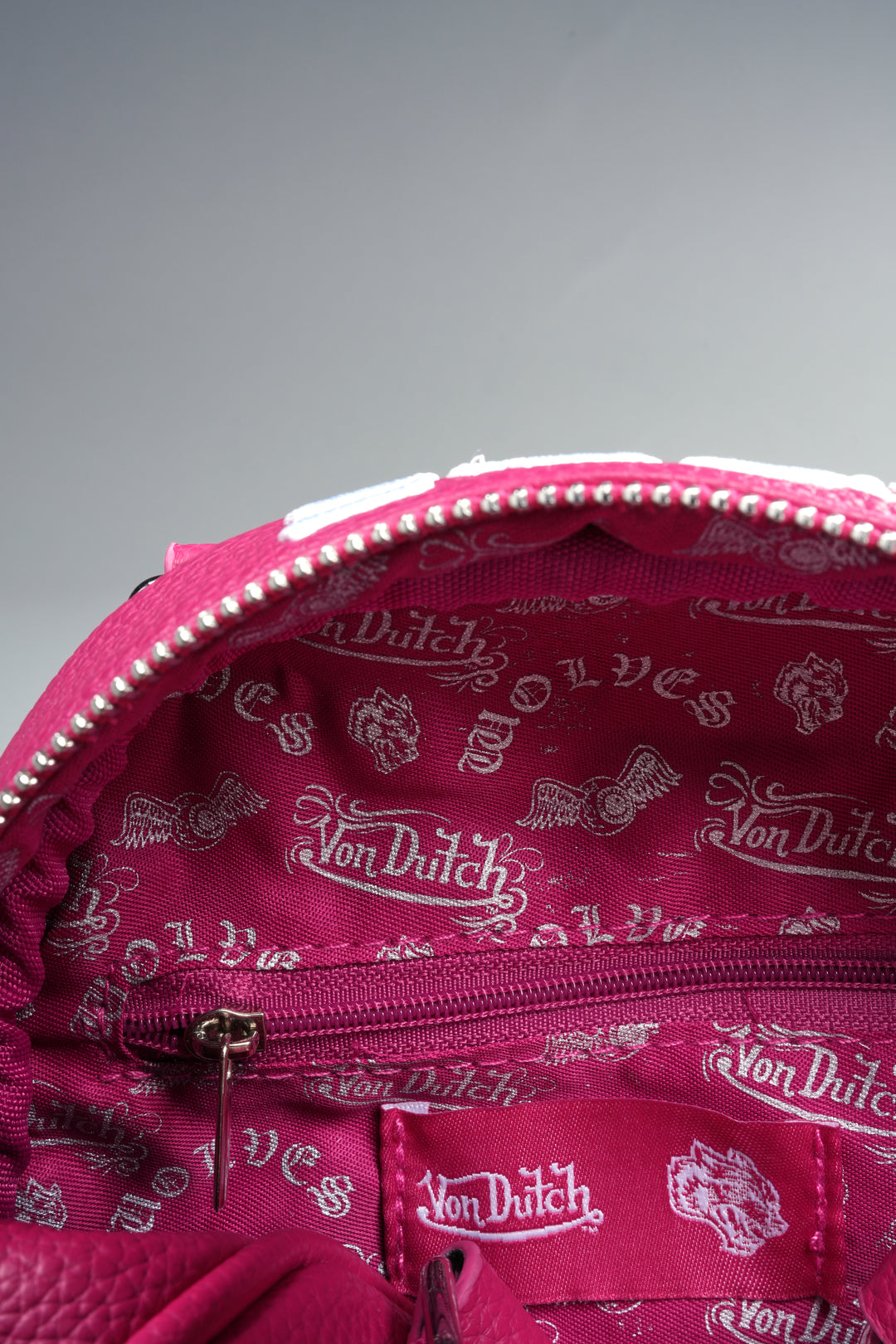 DSVD Collab VD Leather Mini Bowler in Mauve/Pink