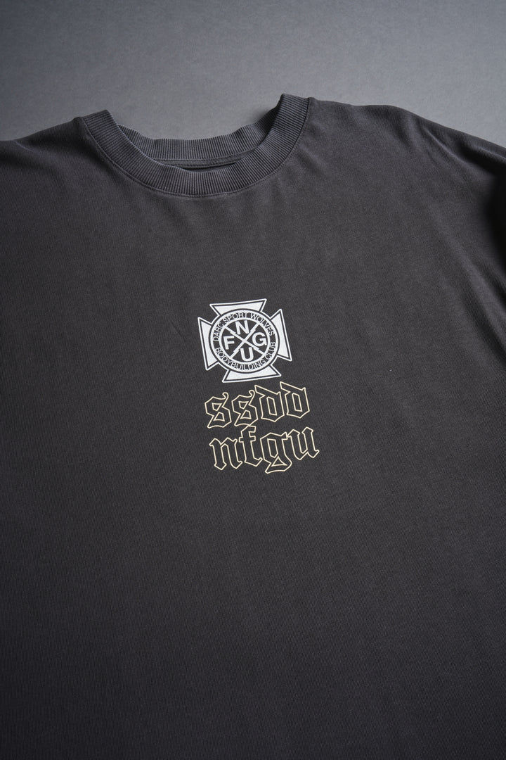 Resilient "Premium" Oversized Tee in Wolf Gray