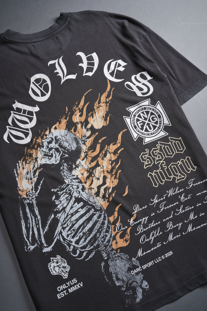 Resilient "Premium" Oversized Tee in Wolf Gray