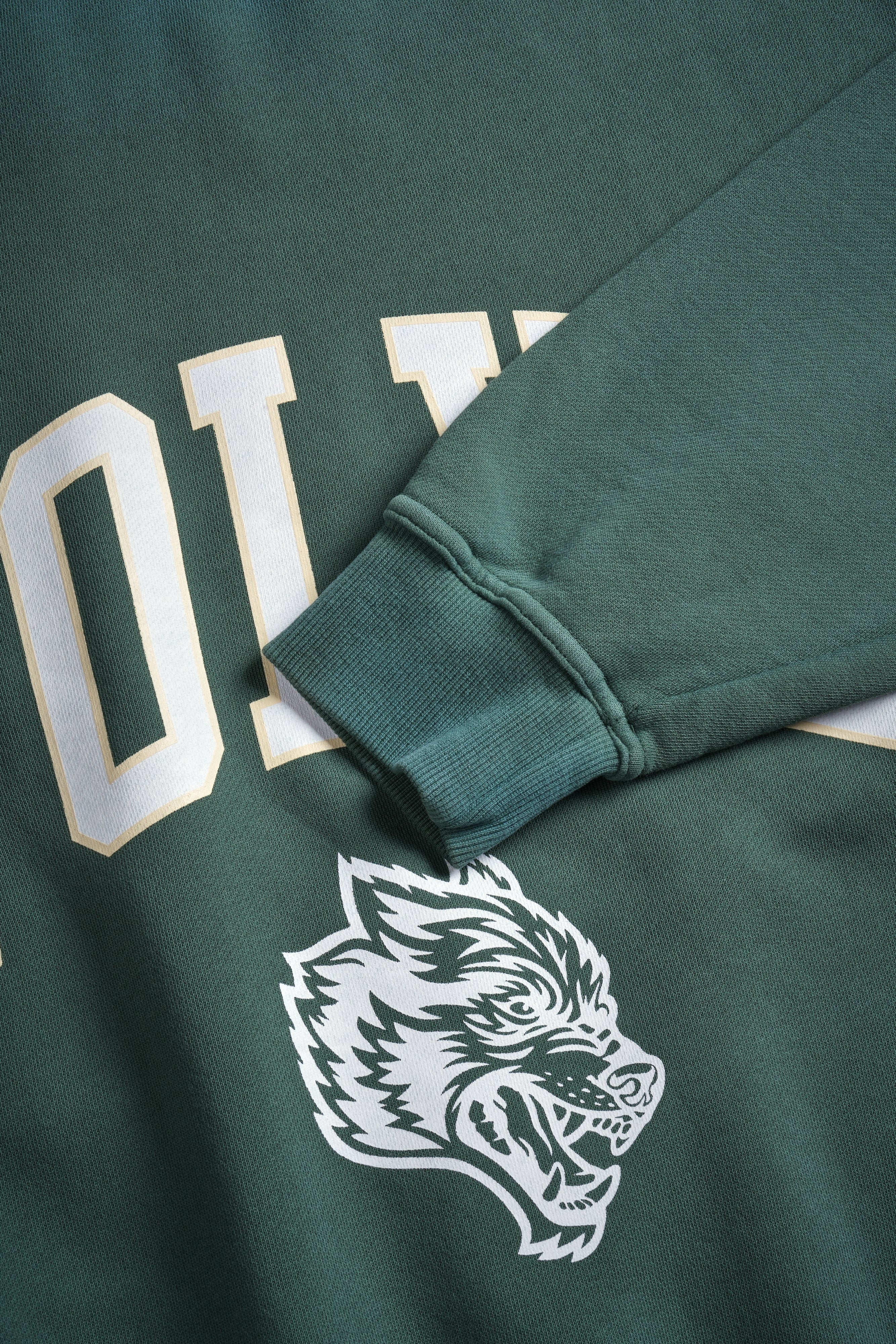 Loyalty London Unisex Crewneck in Hunter Green Driftwash