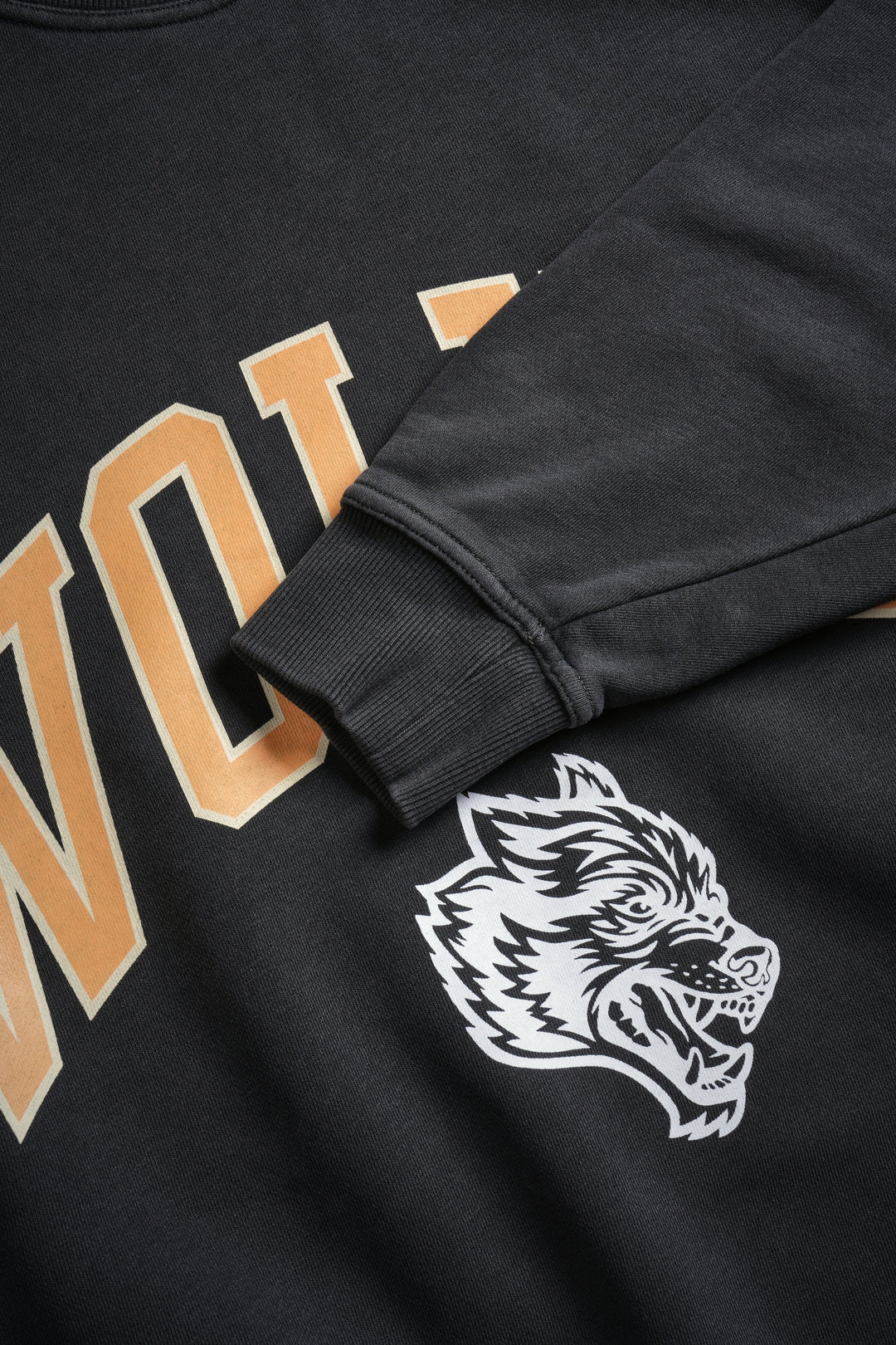 Loyalty London Unisex Crewneck in Wolf Gray/Orange
