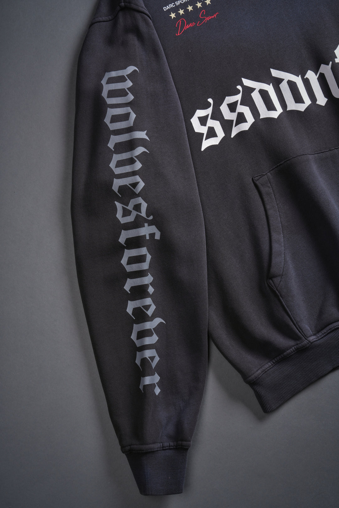 Us Forever "Pierce" Hoodie in Wolf Gray Driftwash