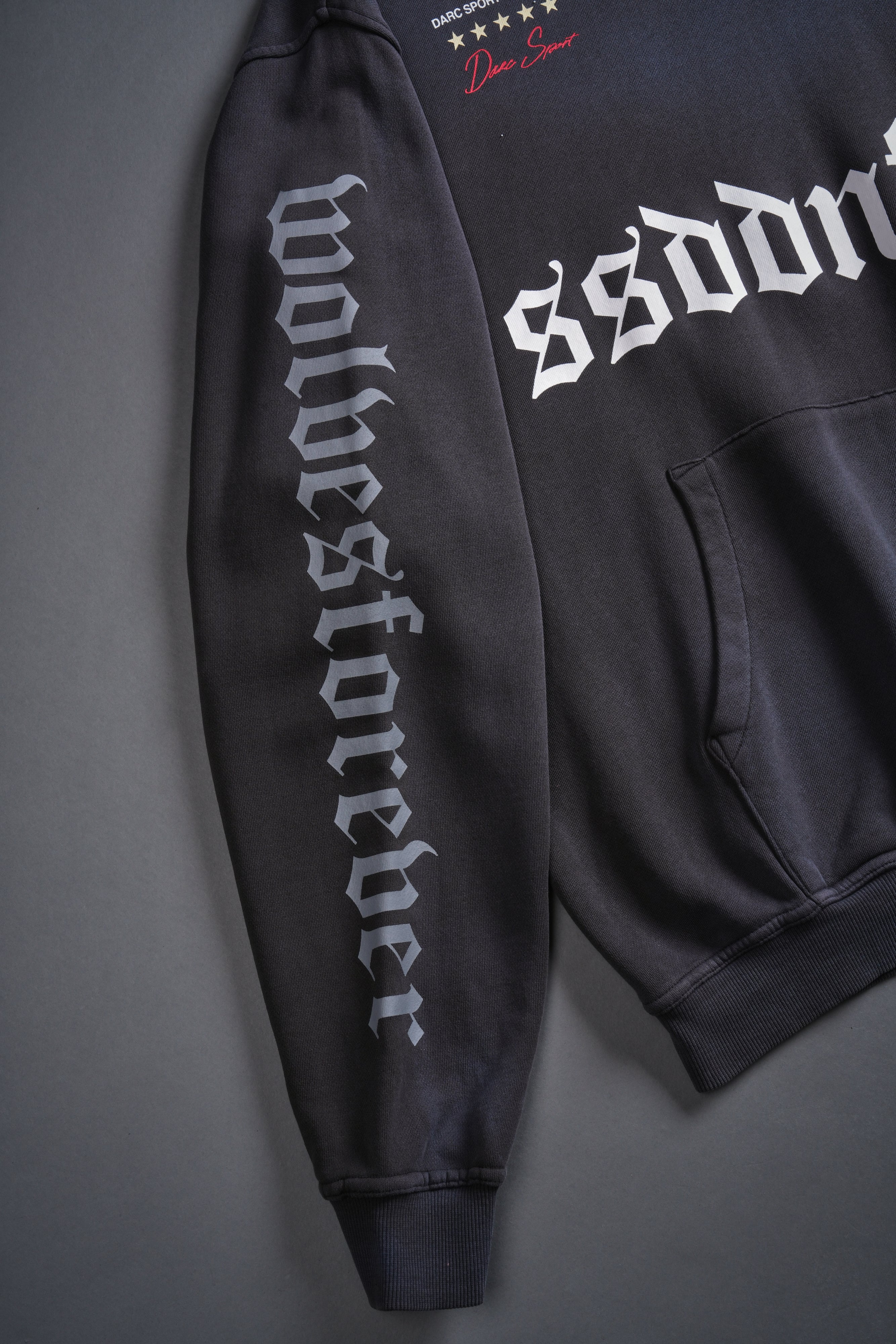 Us Forever "Pierce" Hoodie in Wolf Gray Driftwash