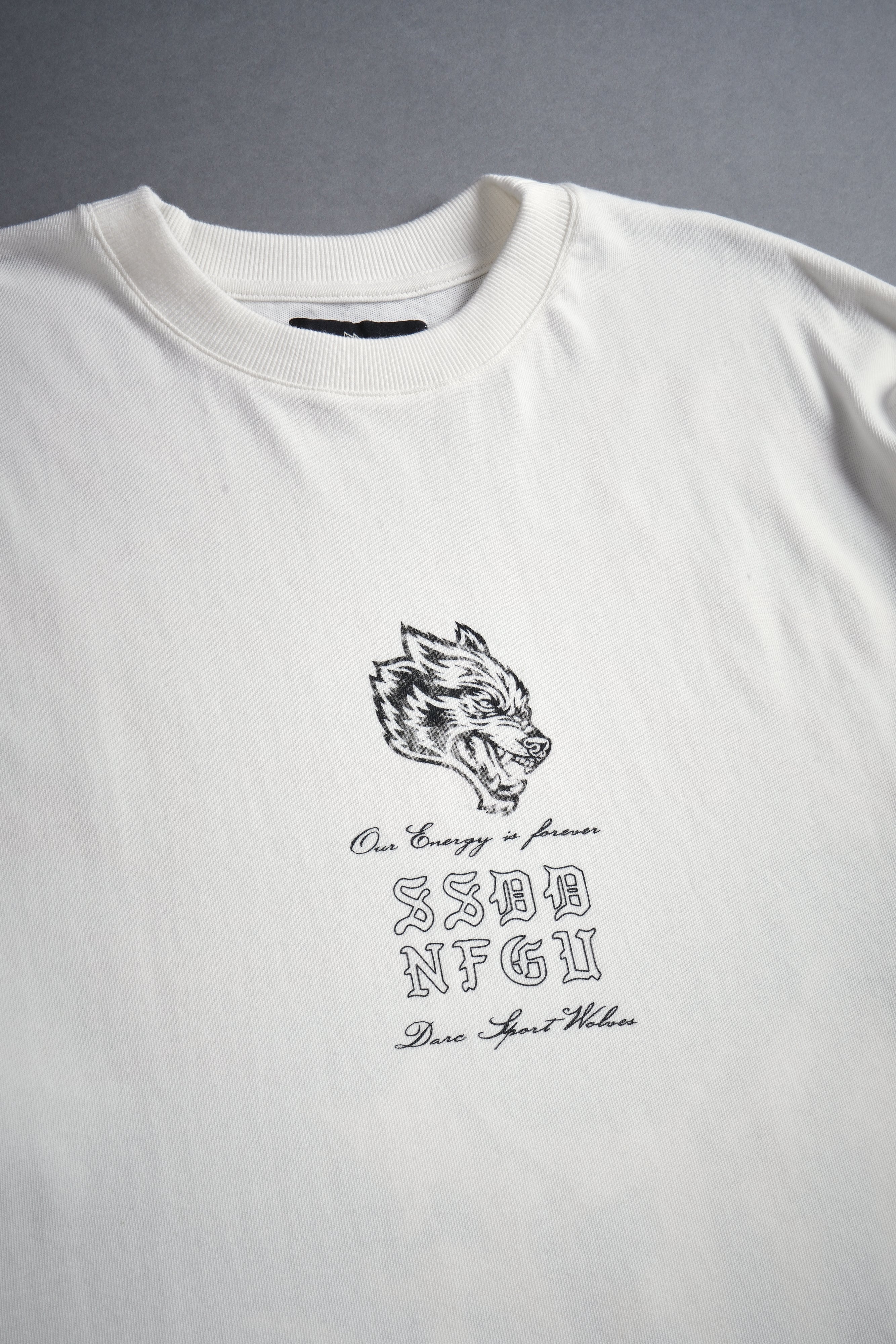 OnlyUs Forever "Premium" Oversized Tee in Cream