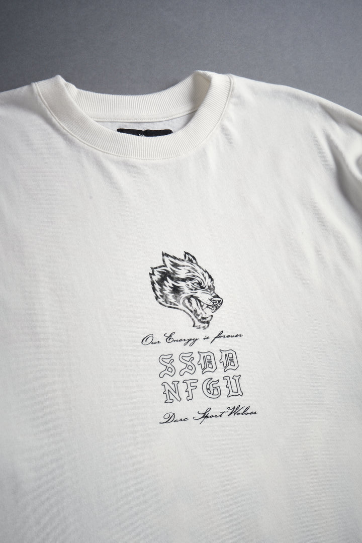 OnlyUs Forever "Premium" Oversized Tee in Cream