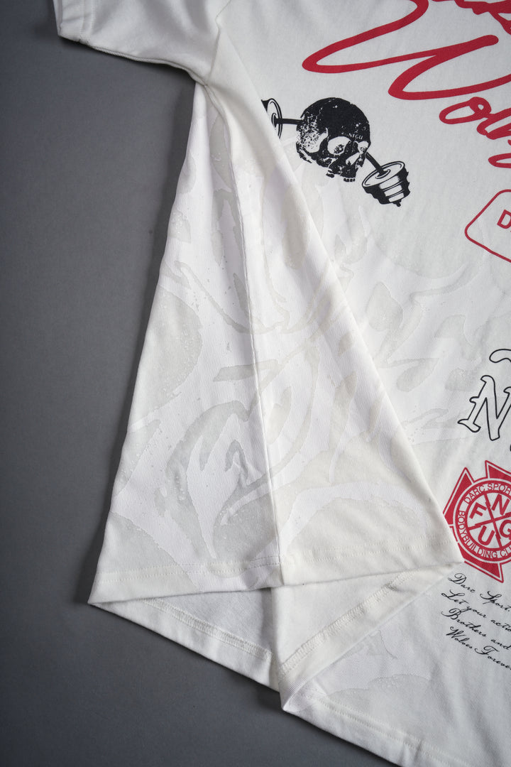 OnlyUs Forever "Premium" Oversized Tee in Cream