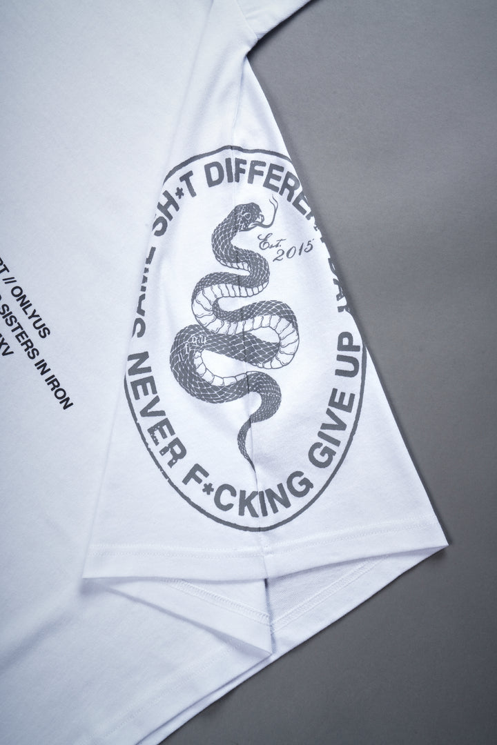 Free Will "Premium" Oversized Tee in White