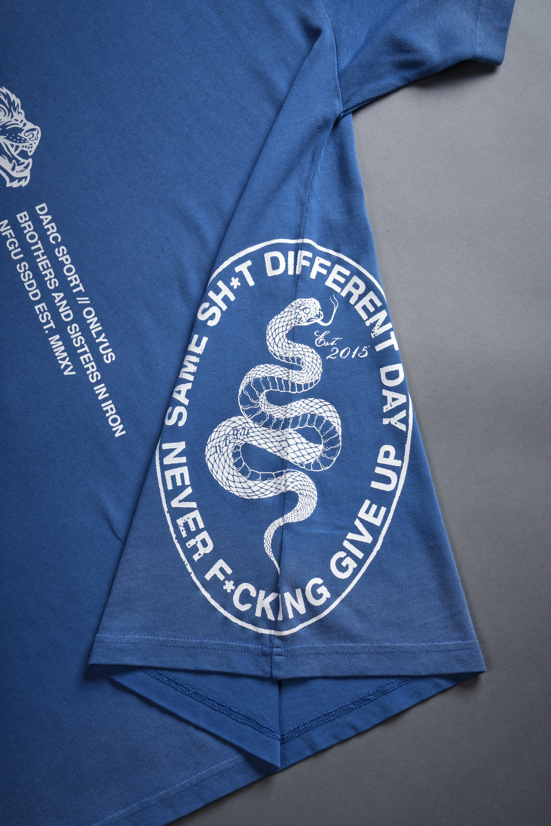 Free Will "Premium" Oversized Tee in LA Blue Driftwash