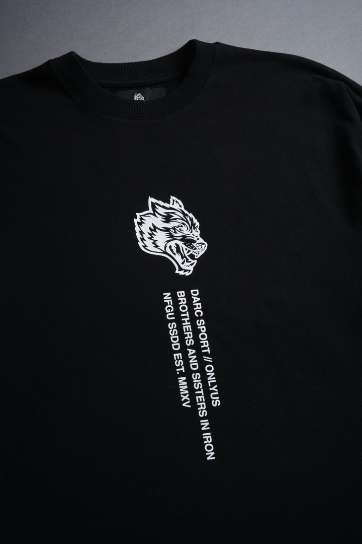 Free Will "Premium" Oversized Tee in Black