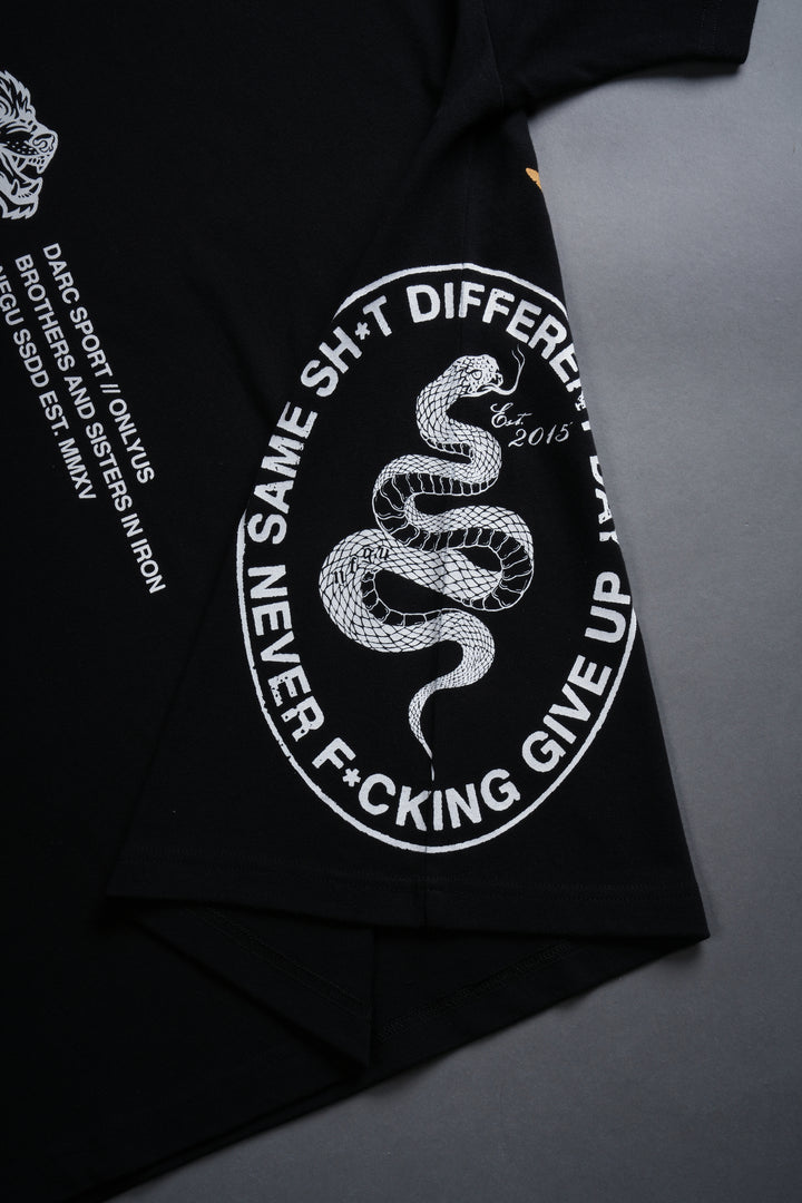 Free Will "Premium" Oversized Tee in Black