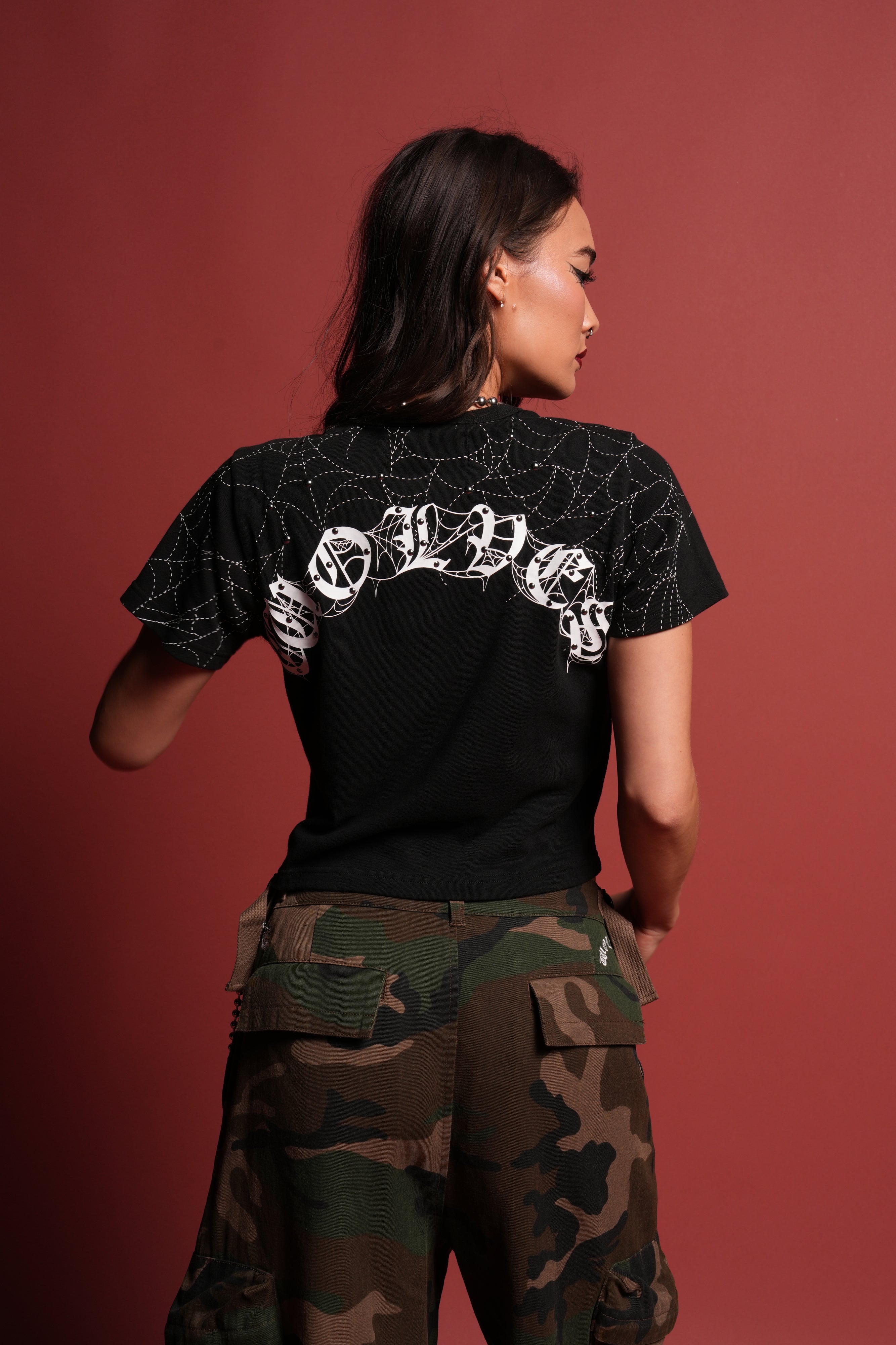 Sheshiko Web Timeless Tee in Black