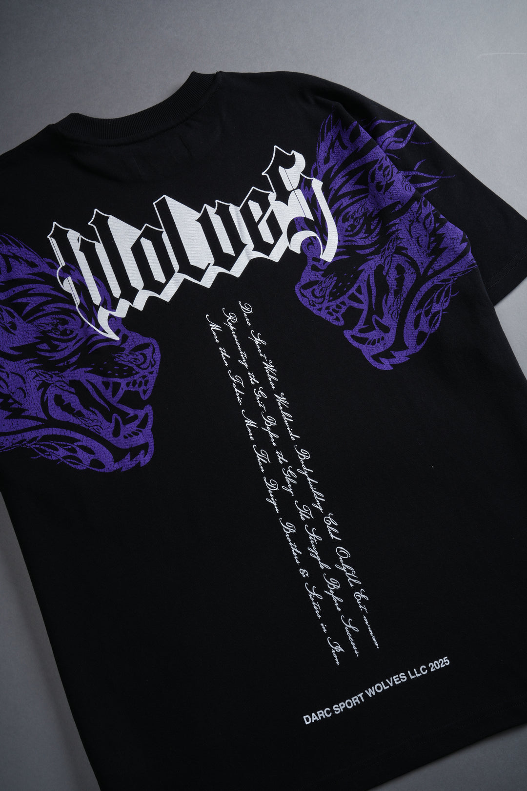 Twin Flame "Premium" Oversized Tee in Black