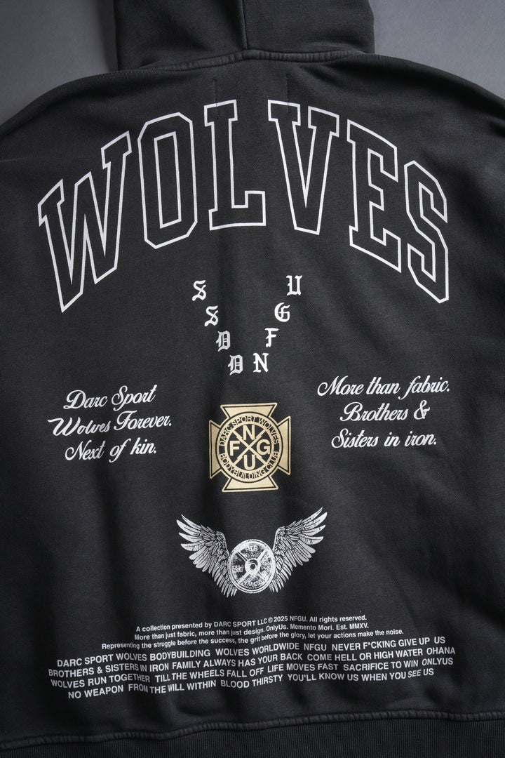 Our Lineage Darco Double Zip Hoodie in Wolf Gray