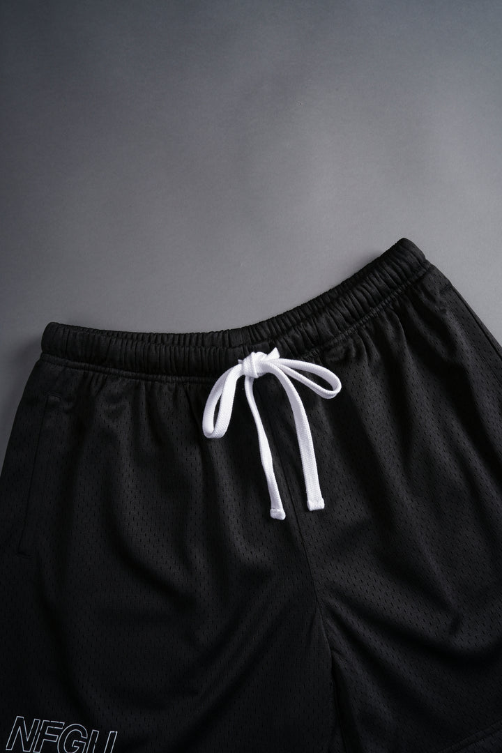 NFGU Powerhouse Mesh Shorts in Black