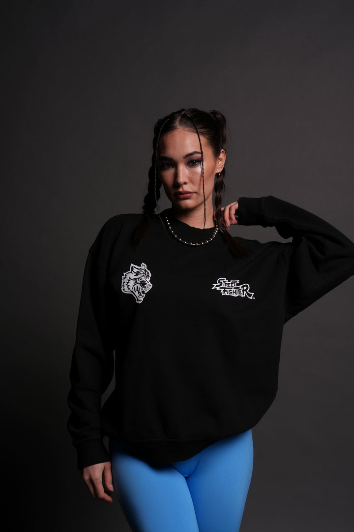 Final Boss Unisex London Crewneck in Black