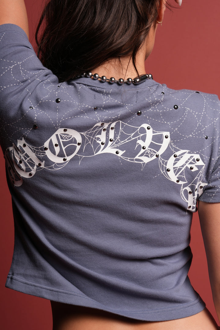 Sheshiko Web Timeless Tee in Norse Blue