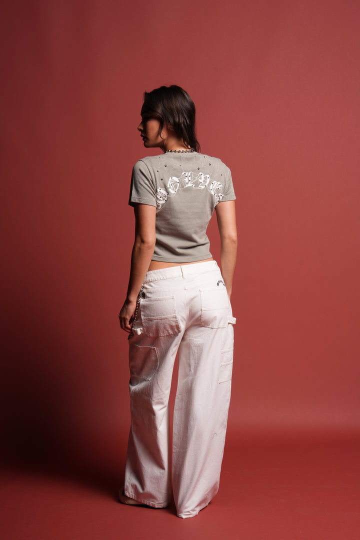 Sheshiko Web Timeless Tee in Owen Green