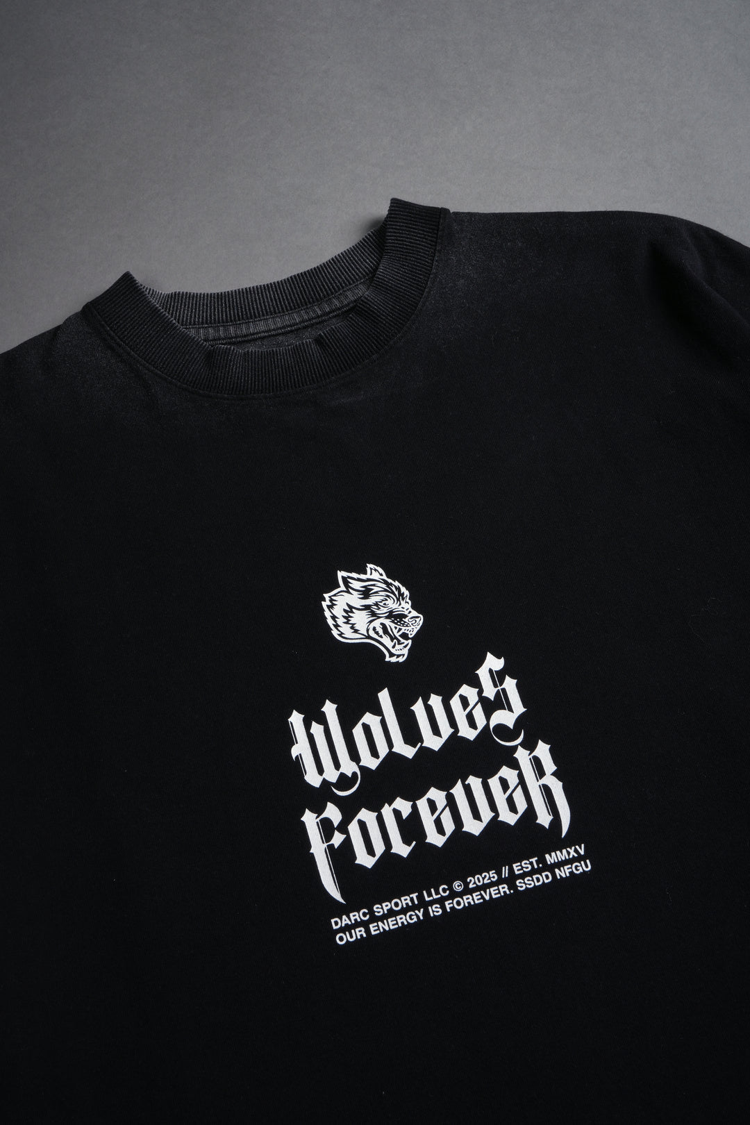 You'll Know Grunge Raw Hem "Box Cut" Tee in Black