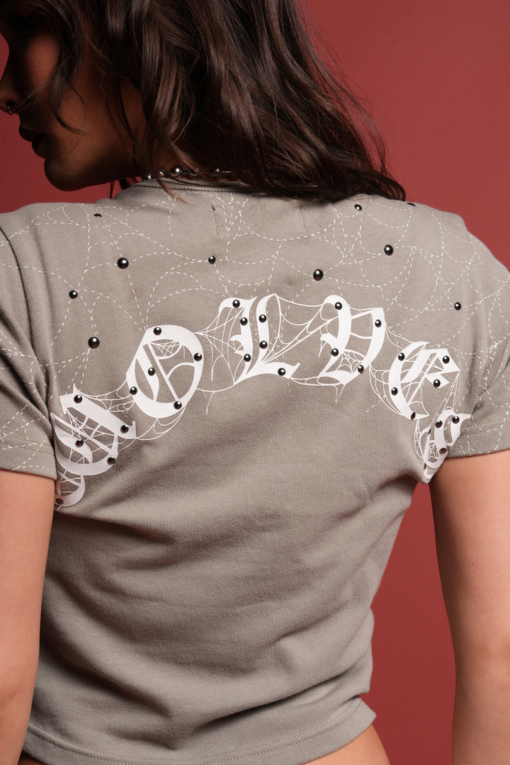 Sheshiko Web Timeless Tee in Owen Green
