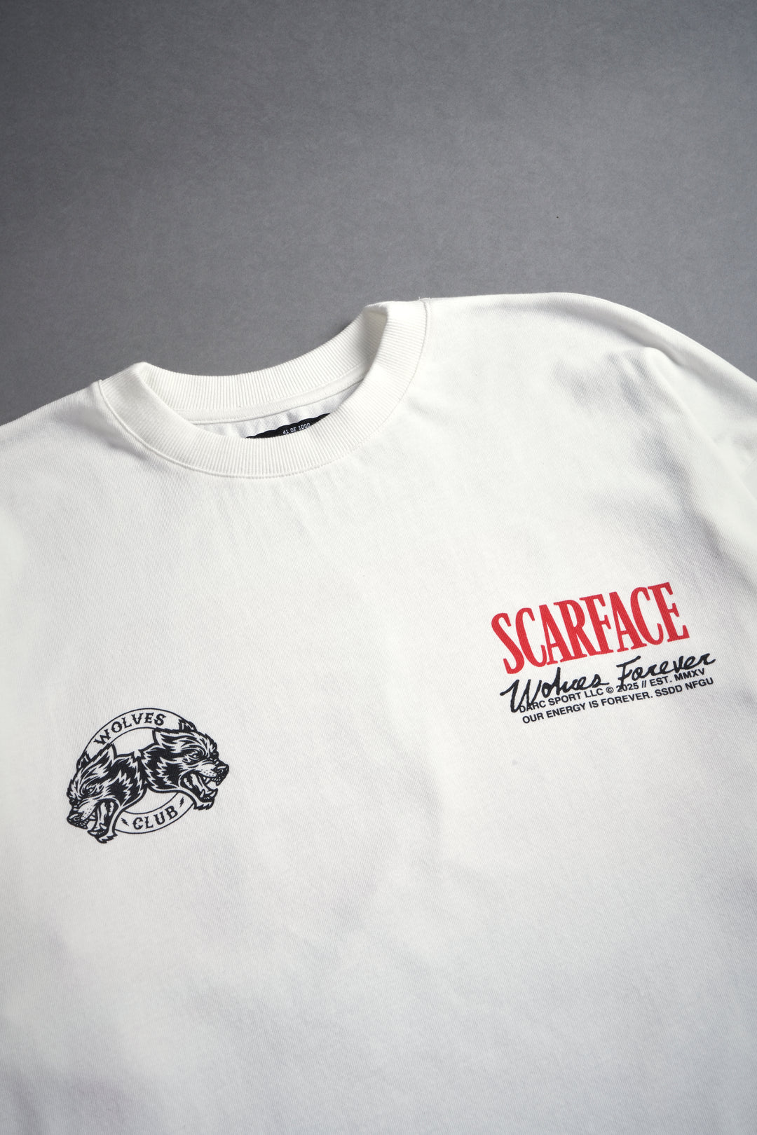 Tony Montana "Premium" Oversized Tee in Cream