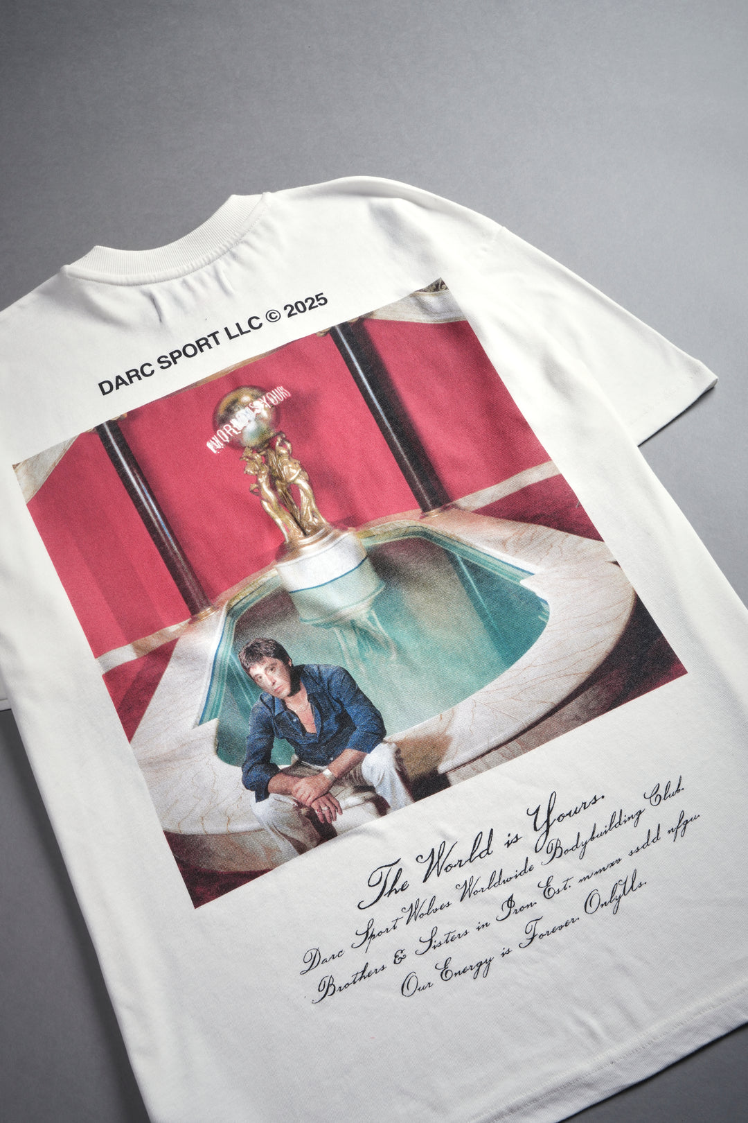 Tony Montana "Premium" Oversized Tee in Cream