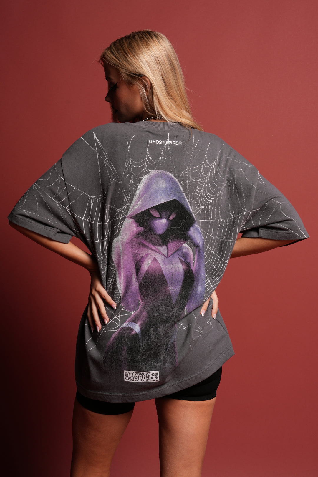 Spider Gwen Pump Cover in Slate Gray