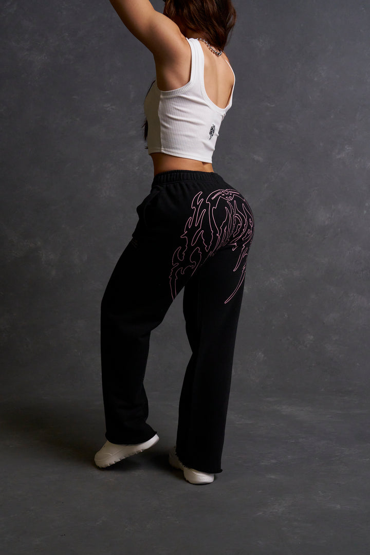 Iron Side Couture Sweats in Black