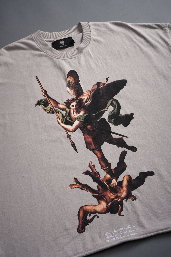 Triumph Grunge Cut-Off Tee in Clay