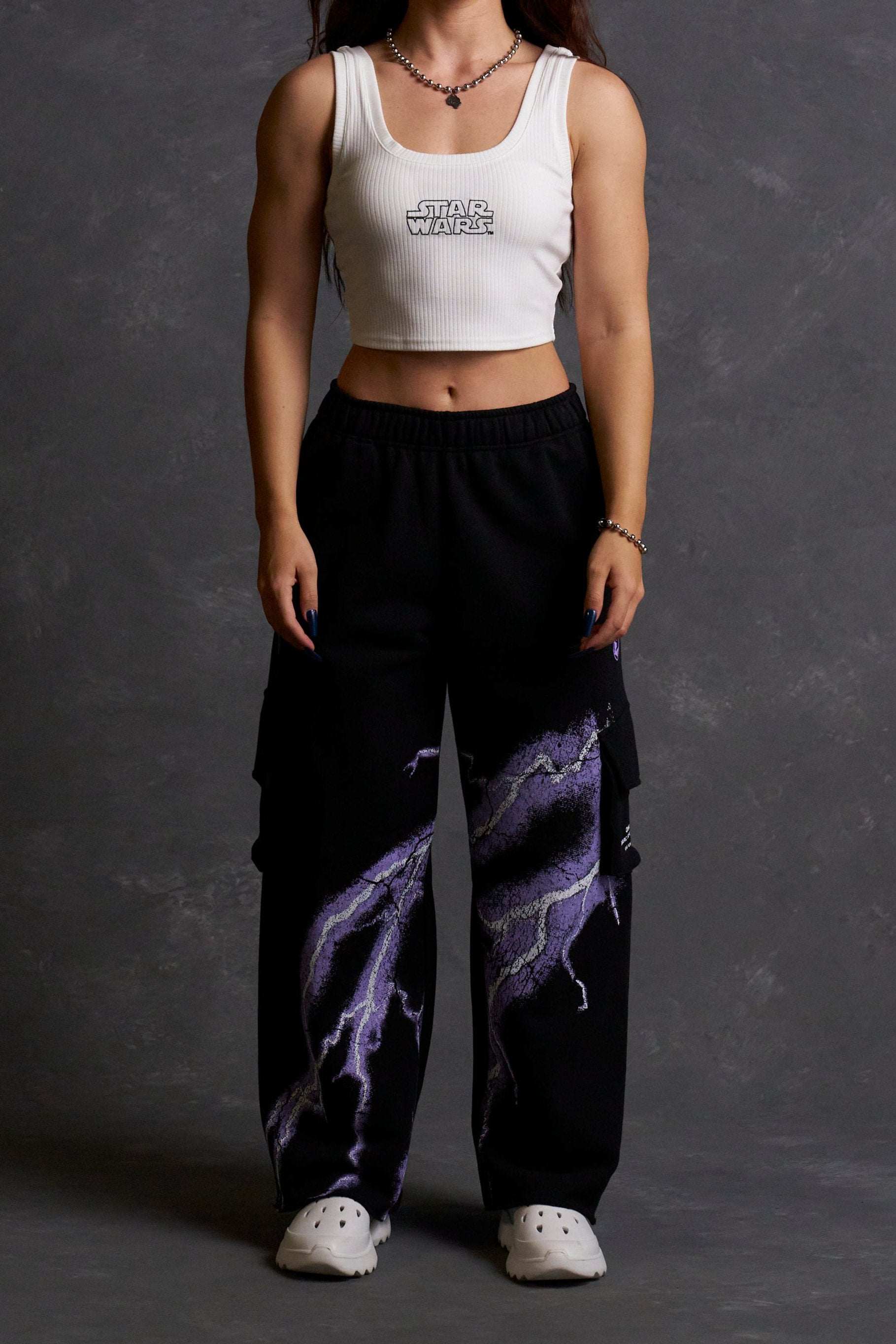 Ride The Lightning Durst Cargo Sweats in Black