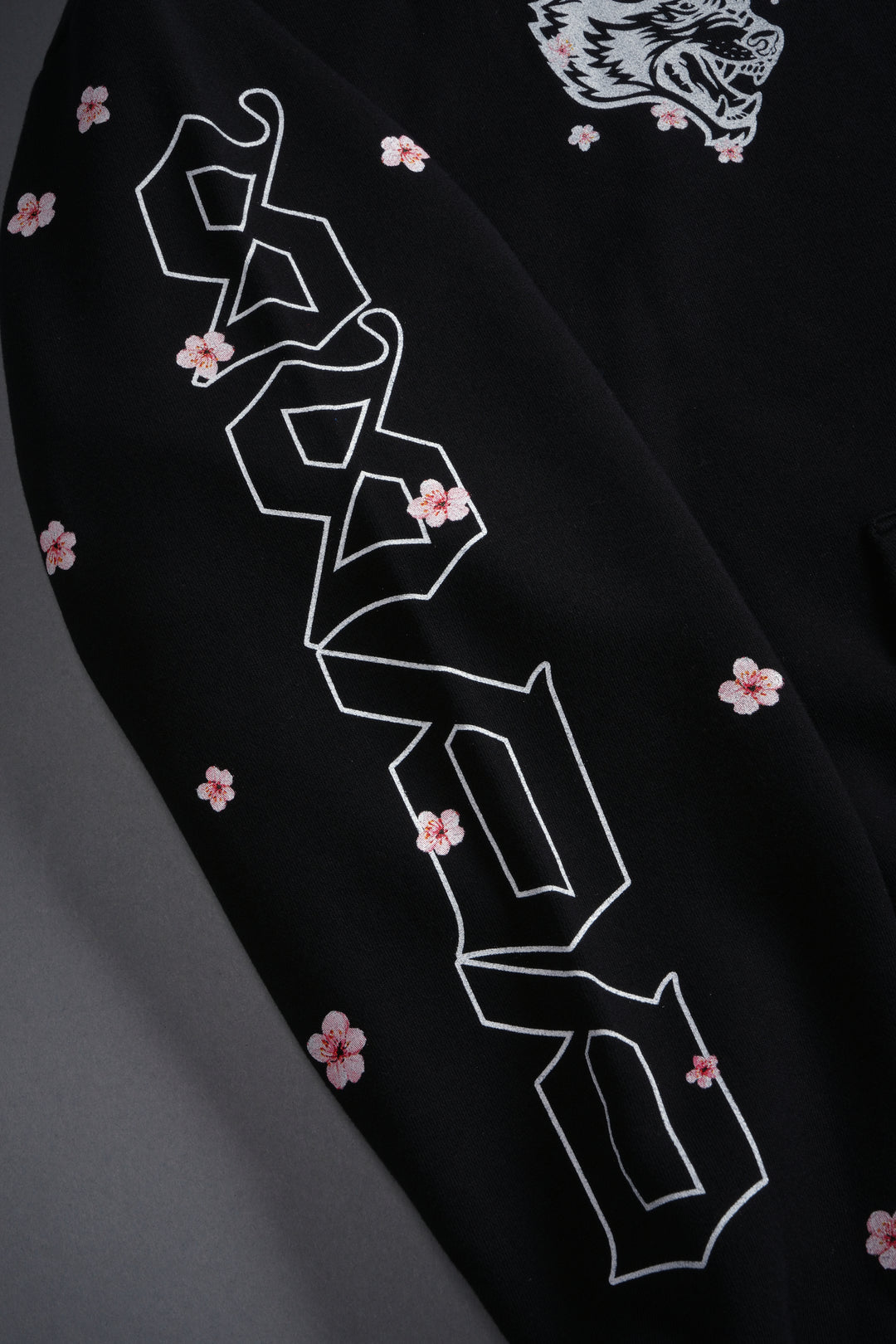 Oni Code Blossom "Chambers" Zip Hoodie in Black