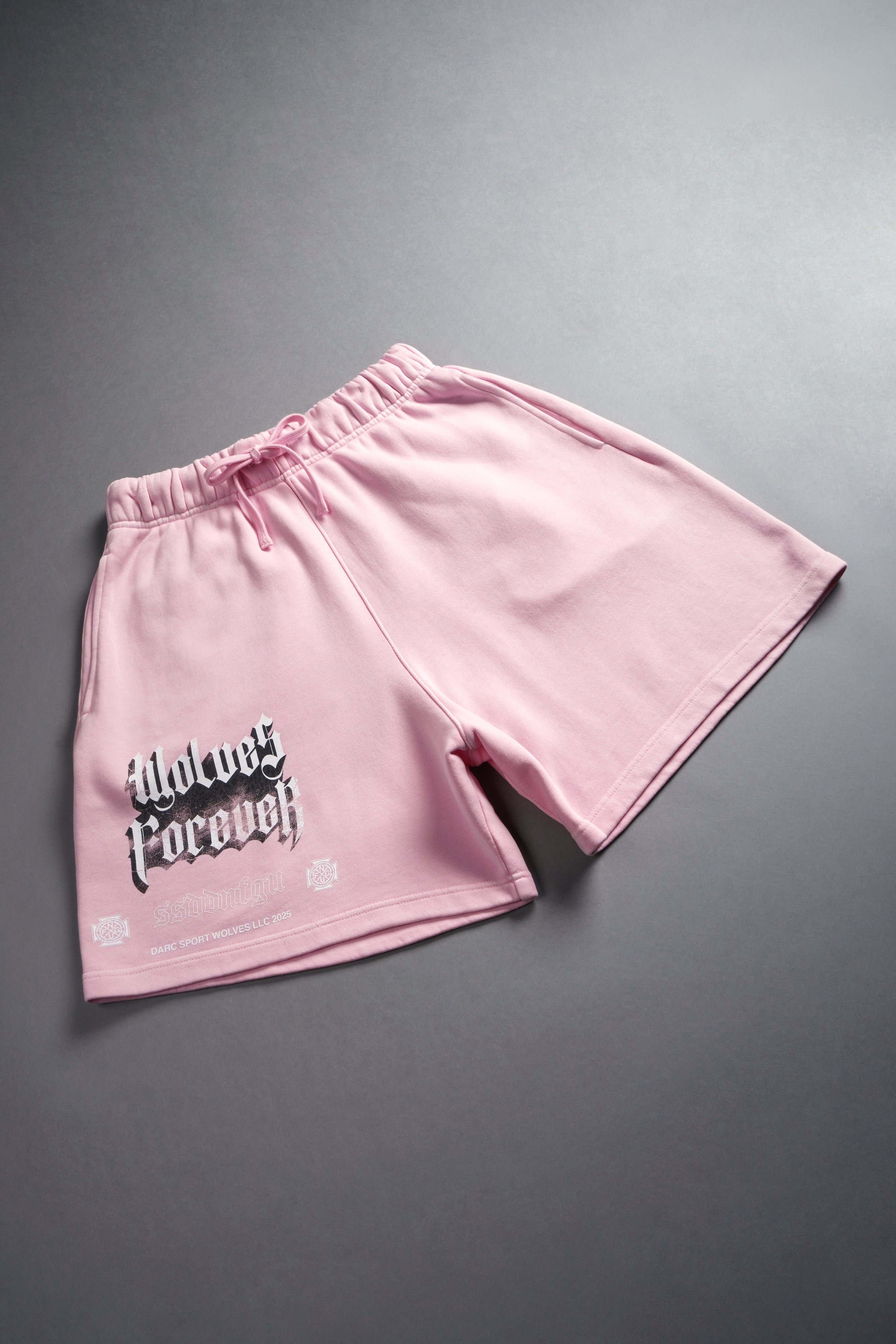 You'll Know Oversized Post Lounge Sweat Shorts in Cherry Blossom