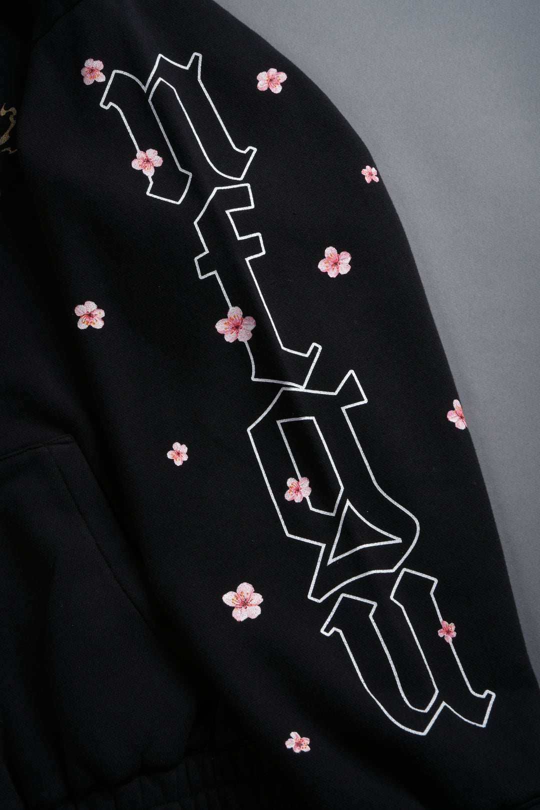 Oni Code Blossom "Chambers" Zip Hoodie in Black