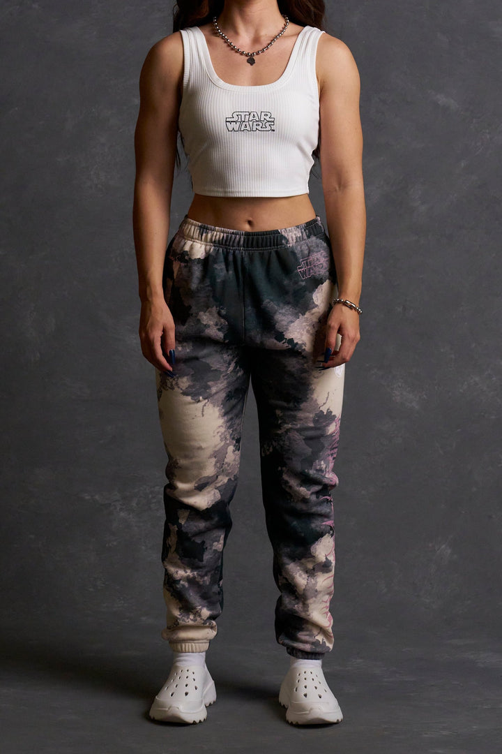 The Power Post Lounge Unisex Sweats in Sandstorm Marble Wash