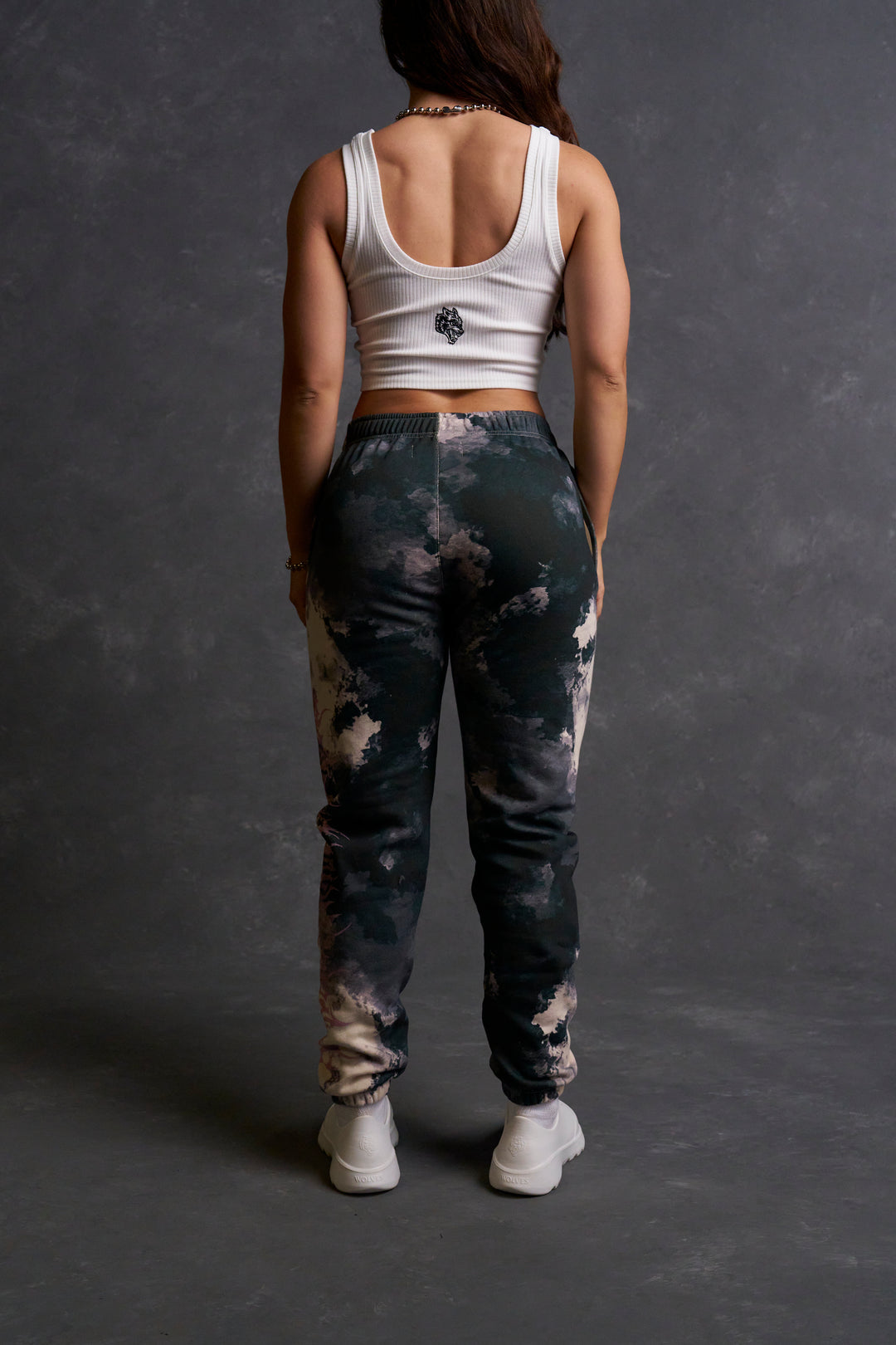 The Power Post Lounge Unisex Sweats in Sandstorm Marble Wash