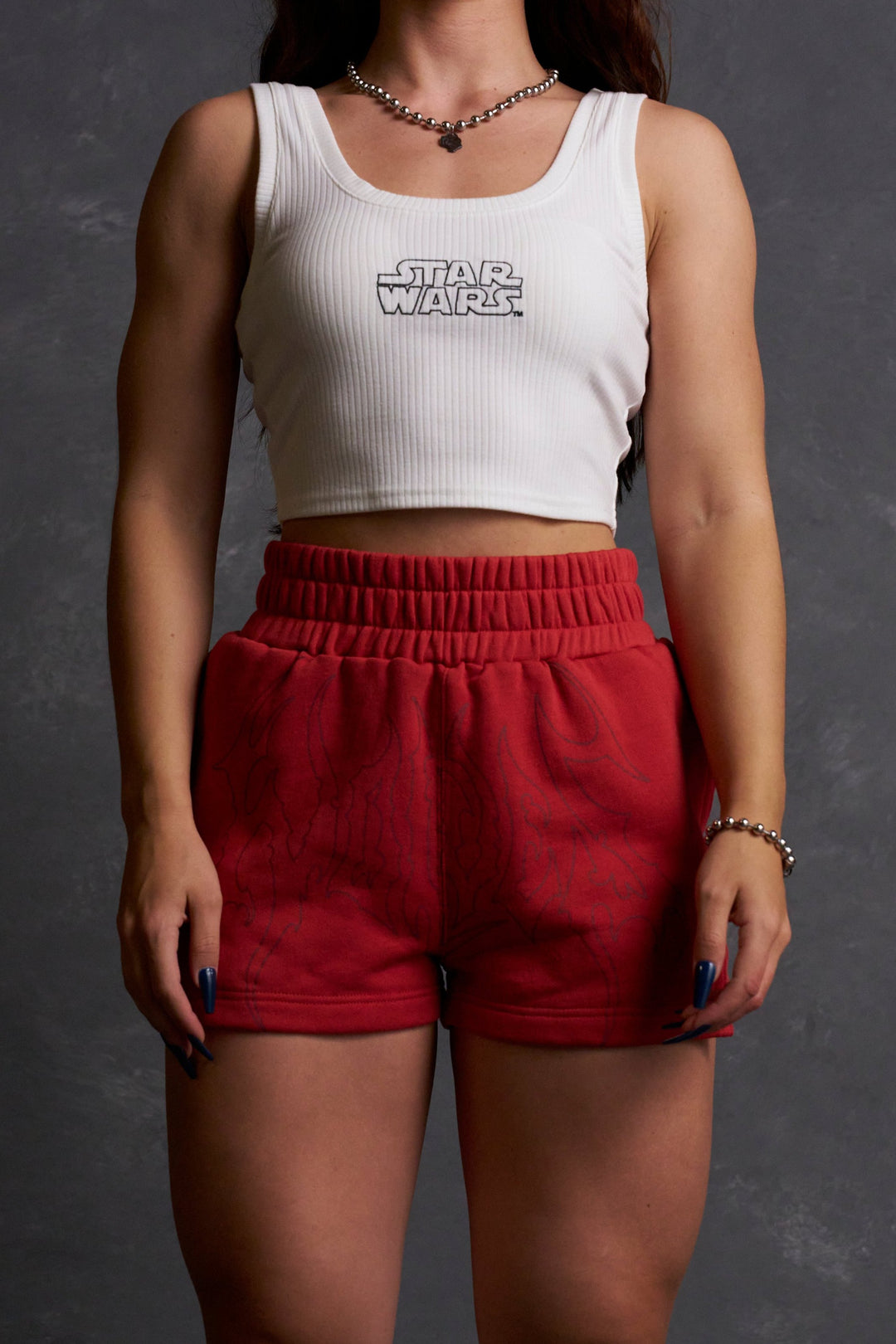 Loyalty V4 She Tyler Shorts in Roman Red