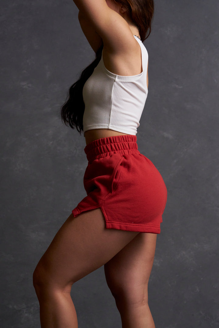 Loyalty V4 She Tyler Shorts in Roman Red