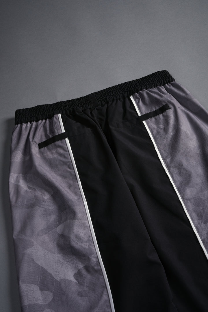 Dual Men's Quinn Track Pants in Black/Lush Vintage Woodland Camo