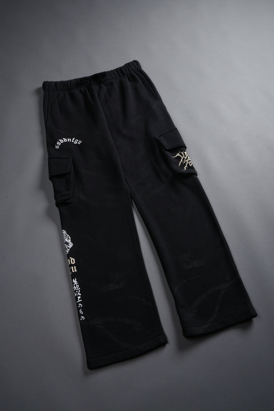 Darc Inferno Bigelow Cargo Sweat Pants in Black