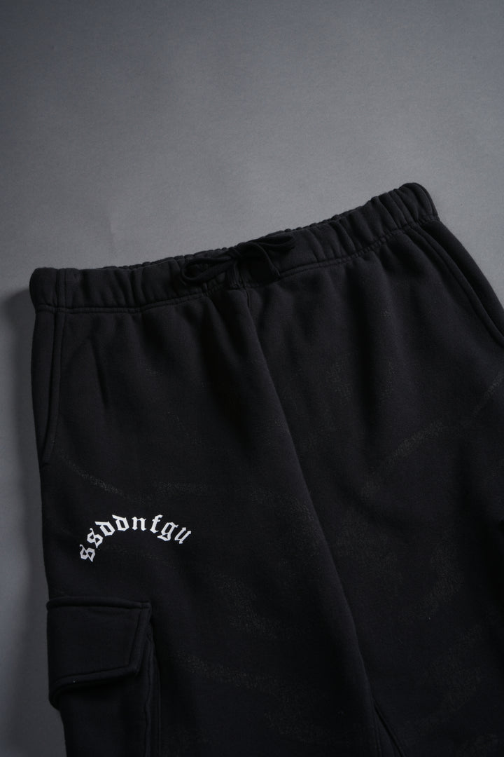 Darc Inferno Bigelow Cargo Sweat Pants in Black